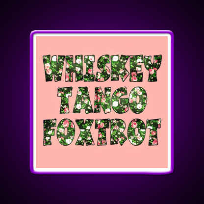 Wtf Whiskey Drink Bar Led Neon Sign Rgb Color