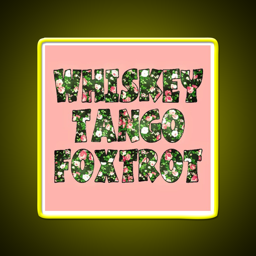 Wtf Whiskey Drink Bar Led Neon Sign Rgb Color