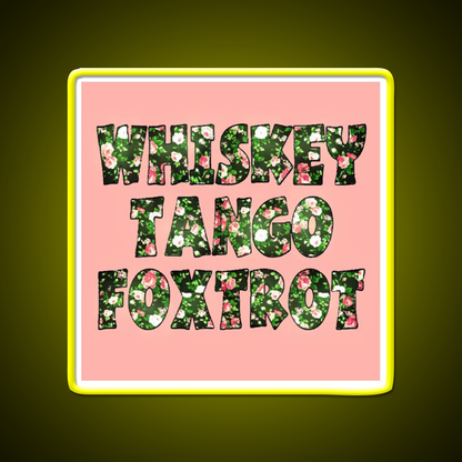 Wtf Whiskey Drink Bar Led Neon Sign Rgb Color