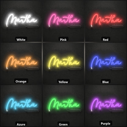 Www Cats Tea Say Caf Bat LED Neon Sign color grid