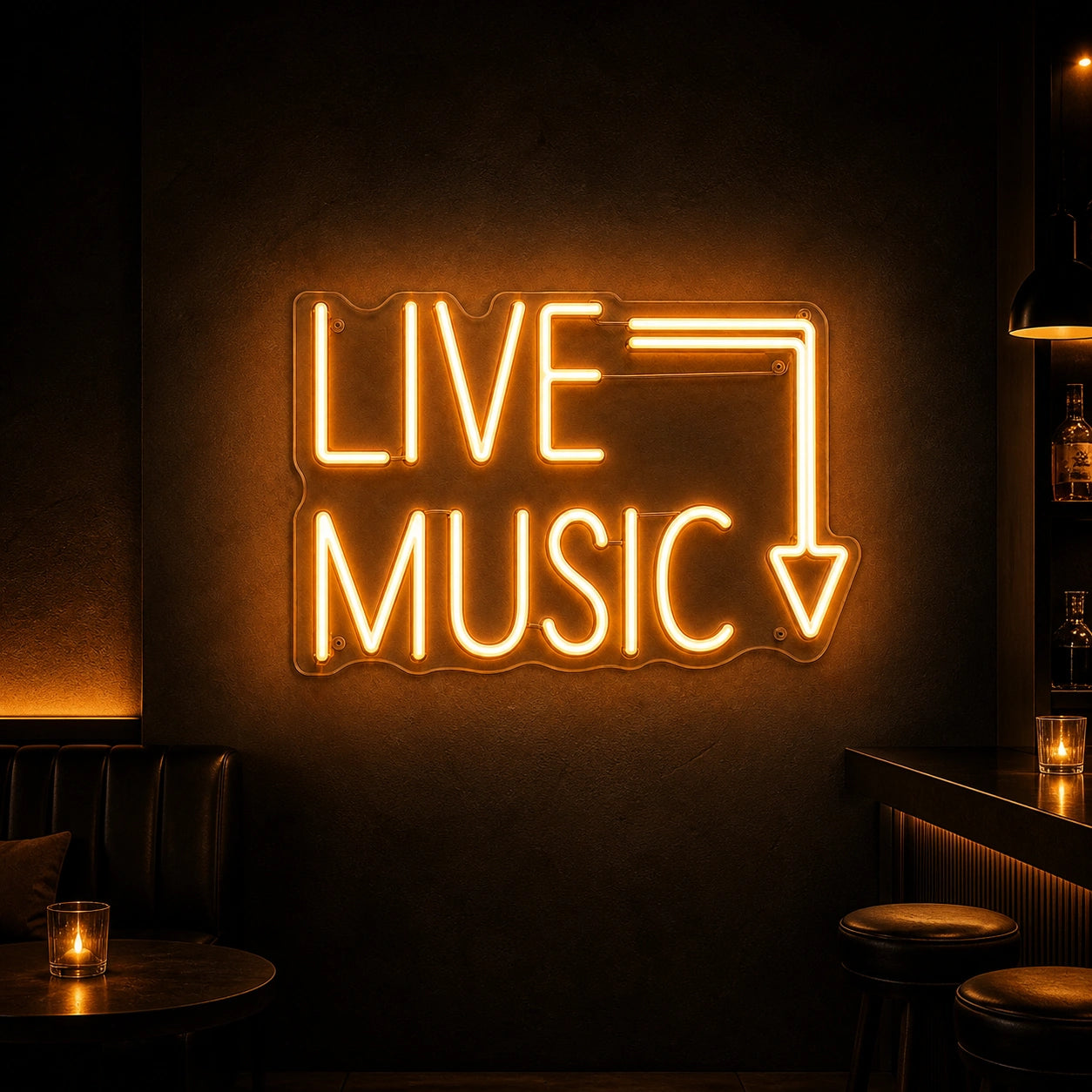 Www Via Live LED Neon Sign high-converting product image