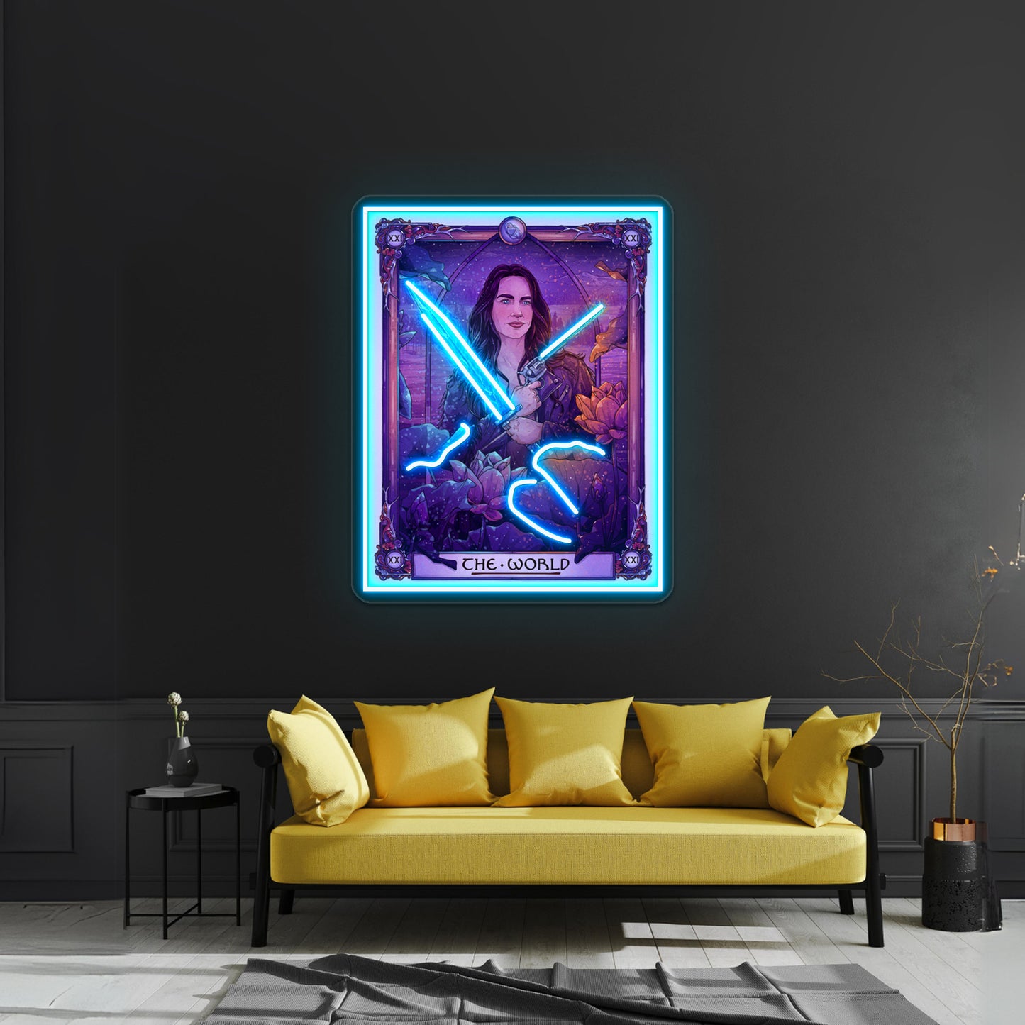 Wynonna The World Wynonna Earp Tarot Artwork Led Neon Signs