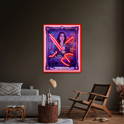 Wynonna The World Wynonna Earp Tarot Artwork Led Neon Signs