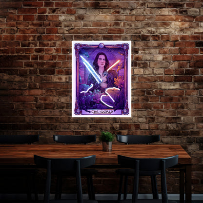 Wynonna The World Wynonna Earp Tarot Artwork Led Neon Signs