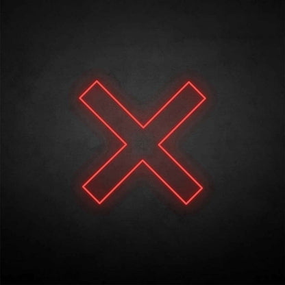 X - Mark Led Neon Sign - Shineneon