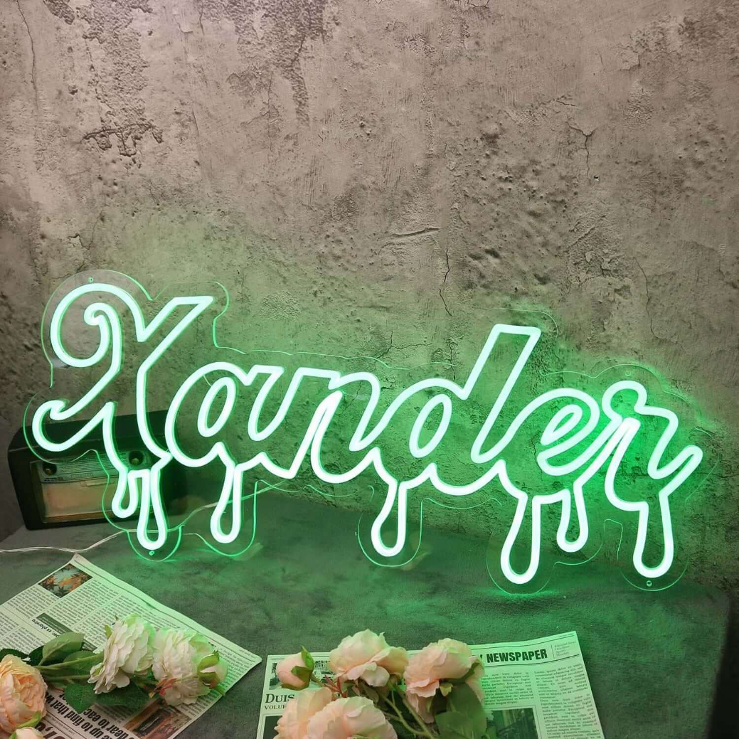 Xander Green Led Neon Sign - Shineneon