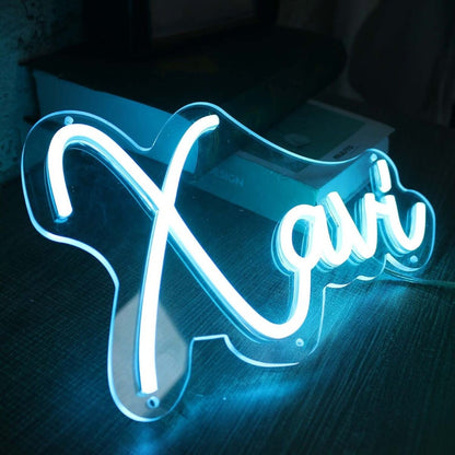 Xavi Blue Led Neon Sign - Shineneon
