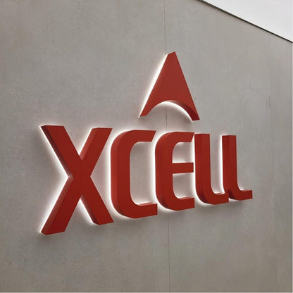 Xcell With Logo 3D Backlit Channel Letters Led Light Sign - Shineneon