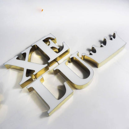 Xe Lu 3D Backlit Letters Business Metal Led Sign - Shineneon