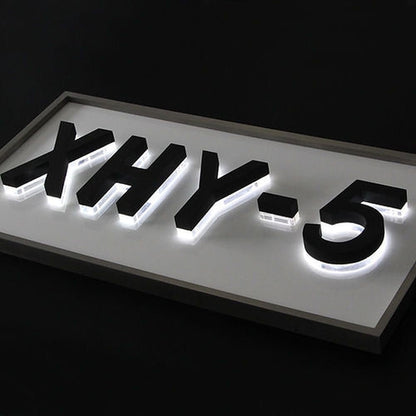 Xhy 5 With Panel 3D Backlit Channel Letters Led Light Sign - Shineneon