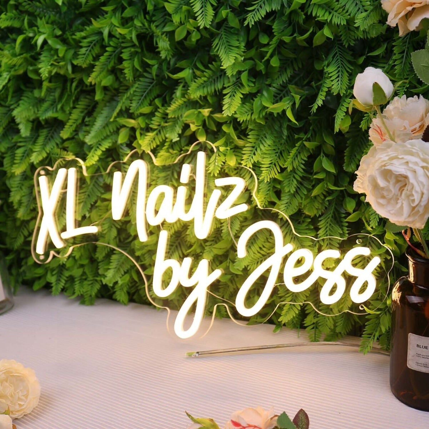 Xl Nailz By Jess Yellow Led Neon Sign - Shineneon