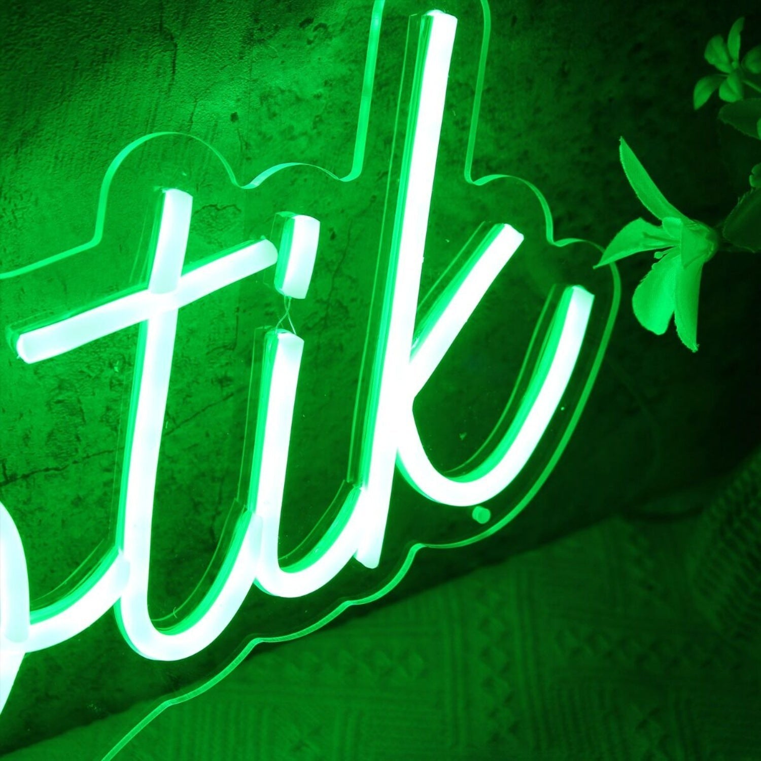 Xotik Green Led Neon Sign - Shineneon