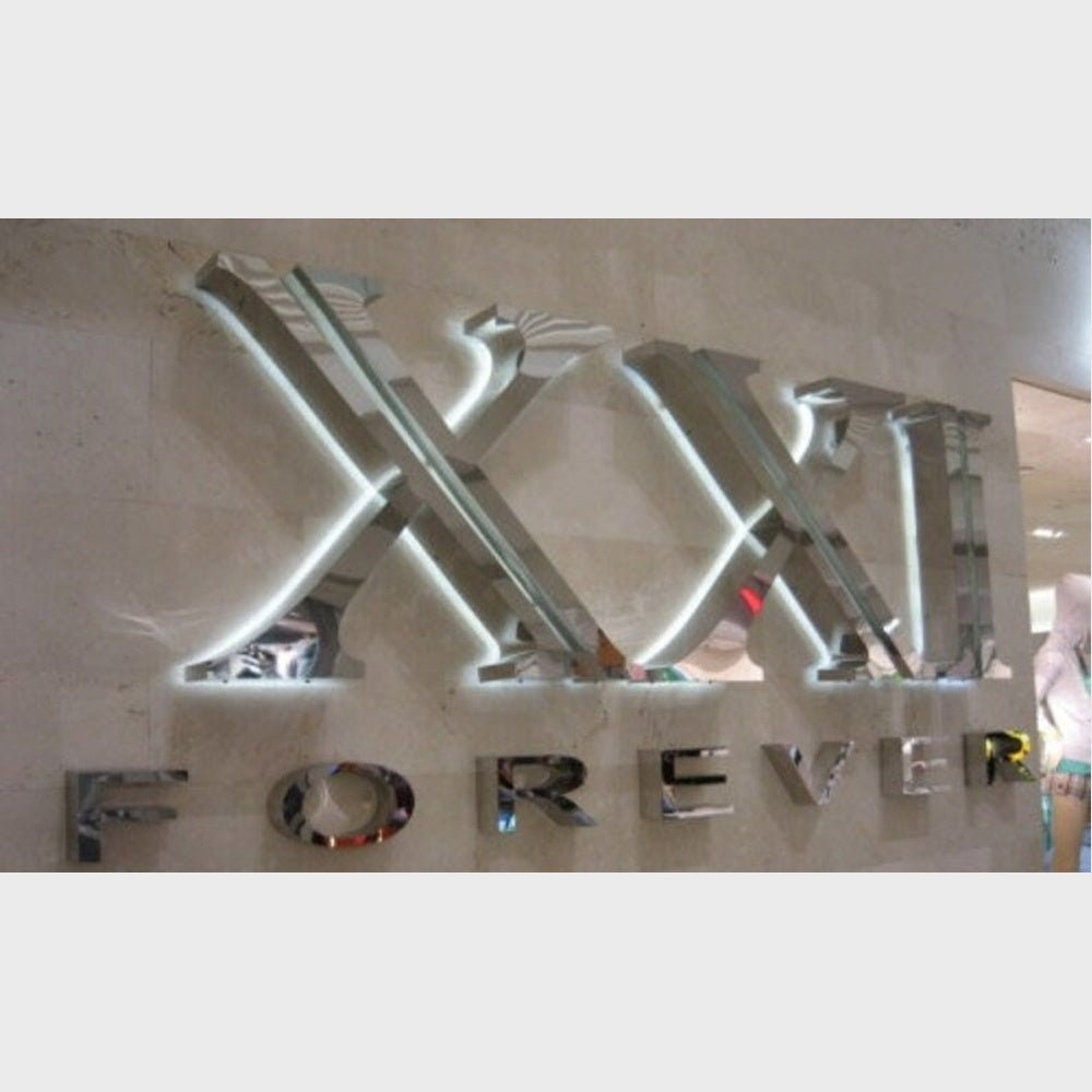 Xxi Forever 3D Backlit Channel Letters Led Light Sign - Shineneon