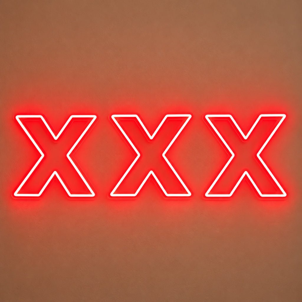 XXX Red LED Neon Sign - Shineneon