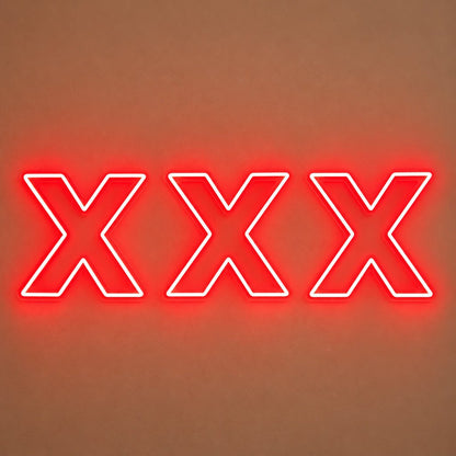 XXX Red LED Neon Sign - Shineneon