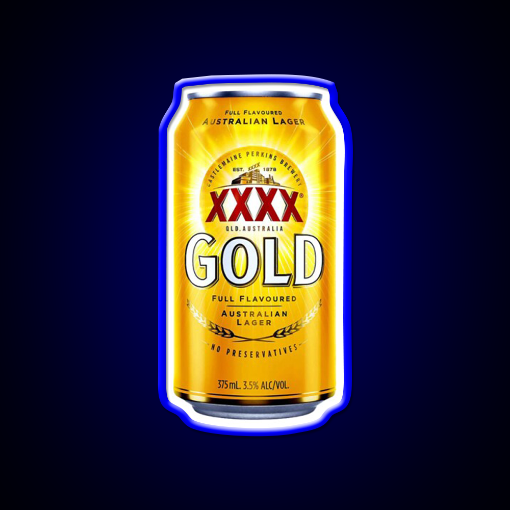 Xxxx Gold Can Beer Bar Decor Led Neon Sign Rgb Color - LED neon sign view 5