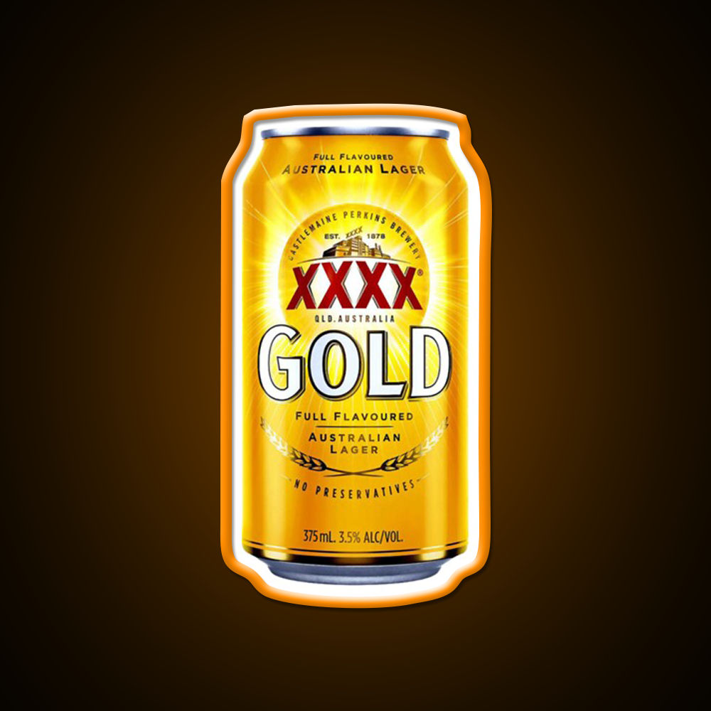 Xxxx Gold Can Beer Bar Decor Led Neon Sign Rgb Color - LED neon sign view 6