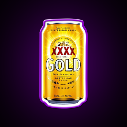 Xxxx Gold Can Beer Bar Decor Led Neon Sign Rgb Color - LED neon sign view 9