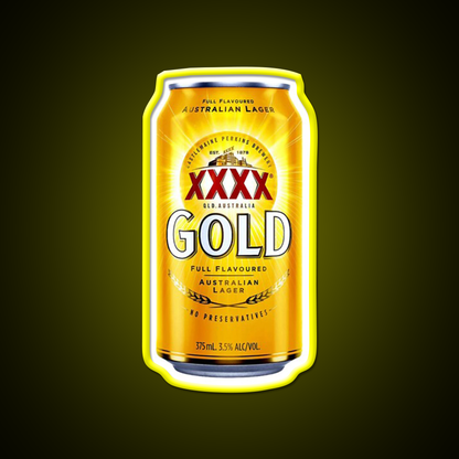 Xxxx Gold Can Beer Bar Decor Led Neon Sign Rgb Color - LED neon sign view 7