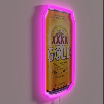 Xxxx Gold Can Rgb Led Neon Sign - Shineneon