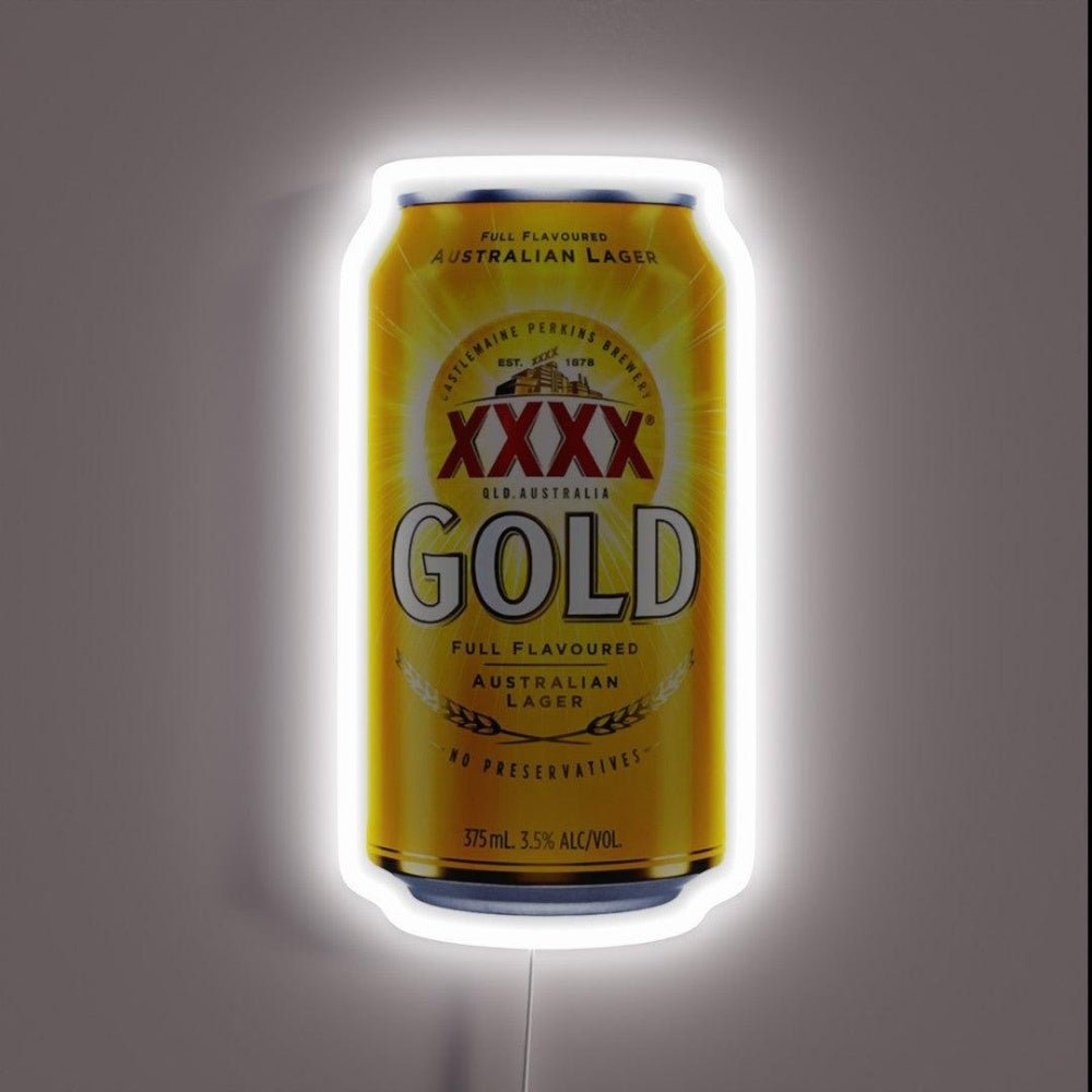 Xxxx Gold Can Rgb Led Neon Sign - Shineneon