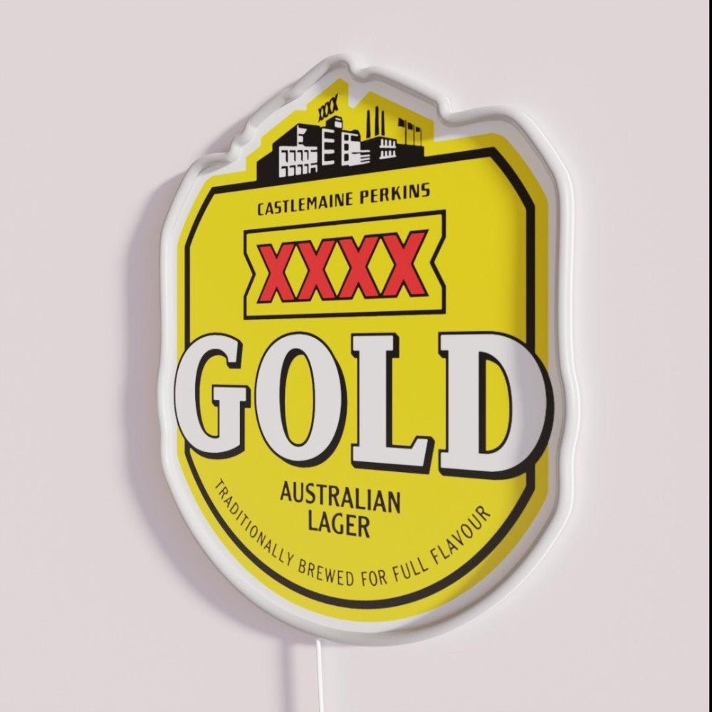 Xxxx Gold Logo Rgb Led Neon Sign - Shineneon