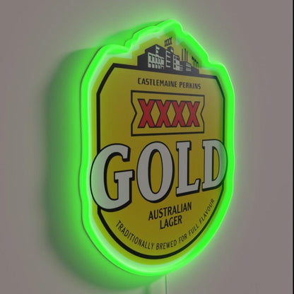 Xxxx Gold Logo Rgb Led Neon Sign - Shineneon