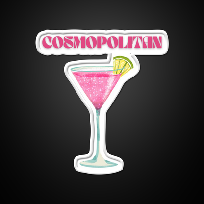 Y2K Cosmopolitan Danish Pastel Cocktail Bar Decor Led Neon Sign Rgb Color - LED neon sign view 11