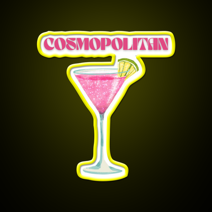 Y2K Cosmopolitan Danish Pastel Cocktail Bar Decor Led Neon Sign Rgb Color - LED neon sign view 7