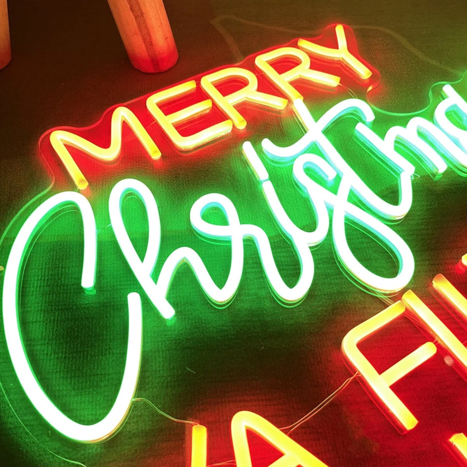 Ya Filthy Animal Merry Christmas Neon Sign Christmas Decorations | Shineneon