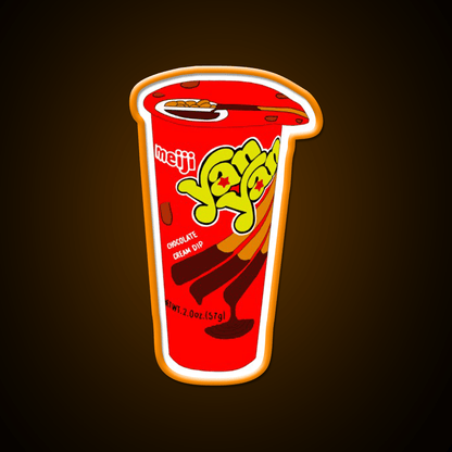 Yan Yan Illustration Snack Food Led Neon Sign Rgb Color - Shineneon