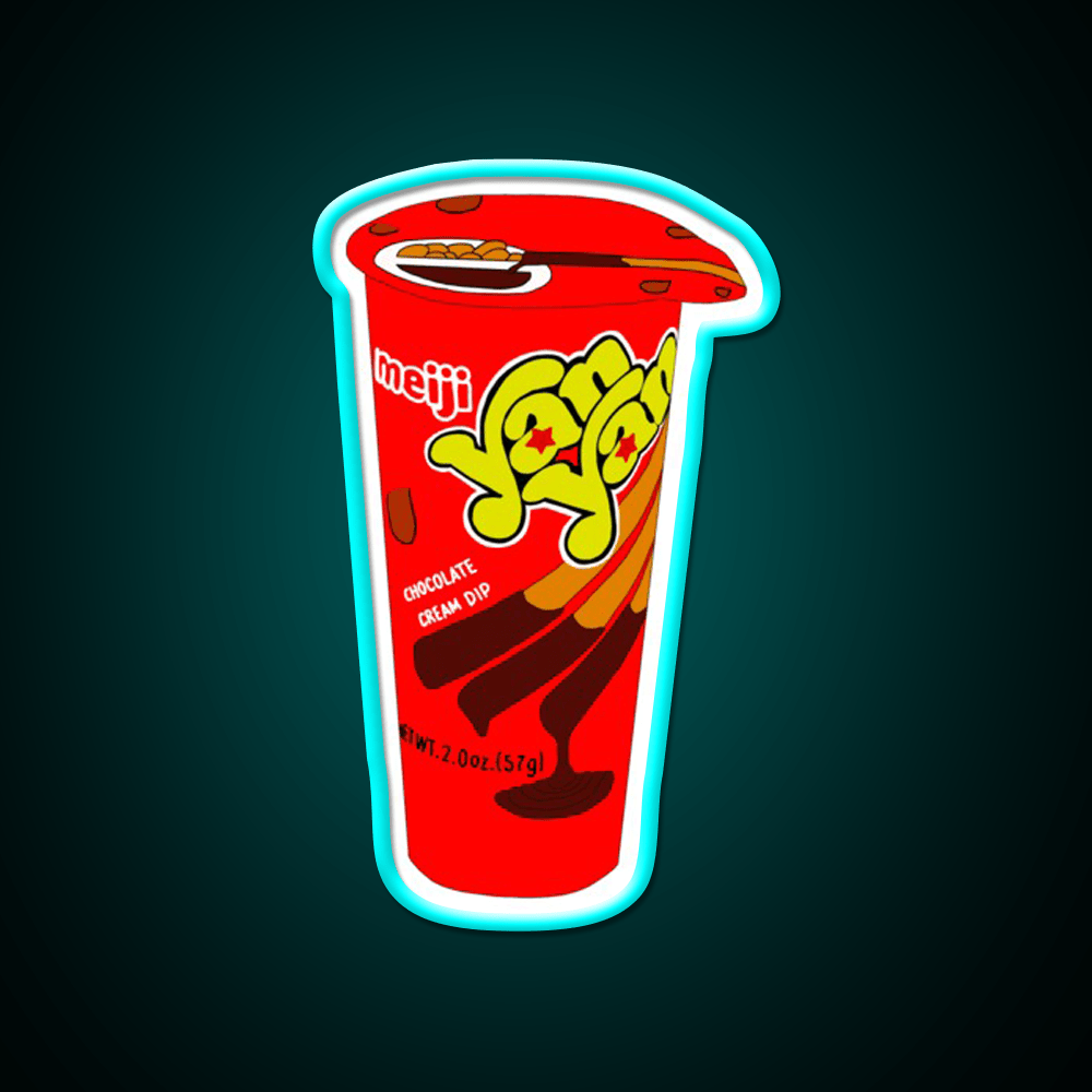 Yan Yan Illustration Snack Food Led Neon Sign Rgb Color - Shineneon
