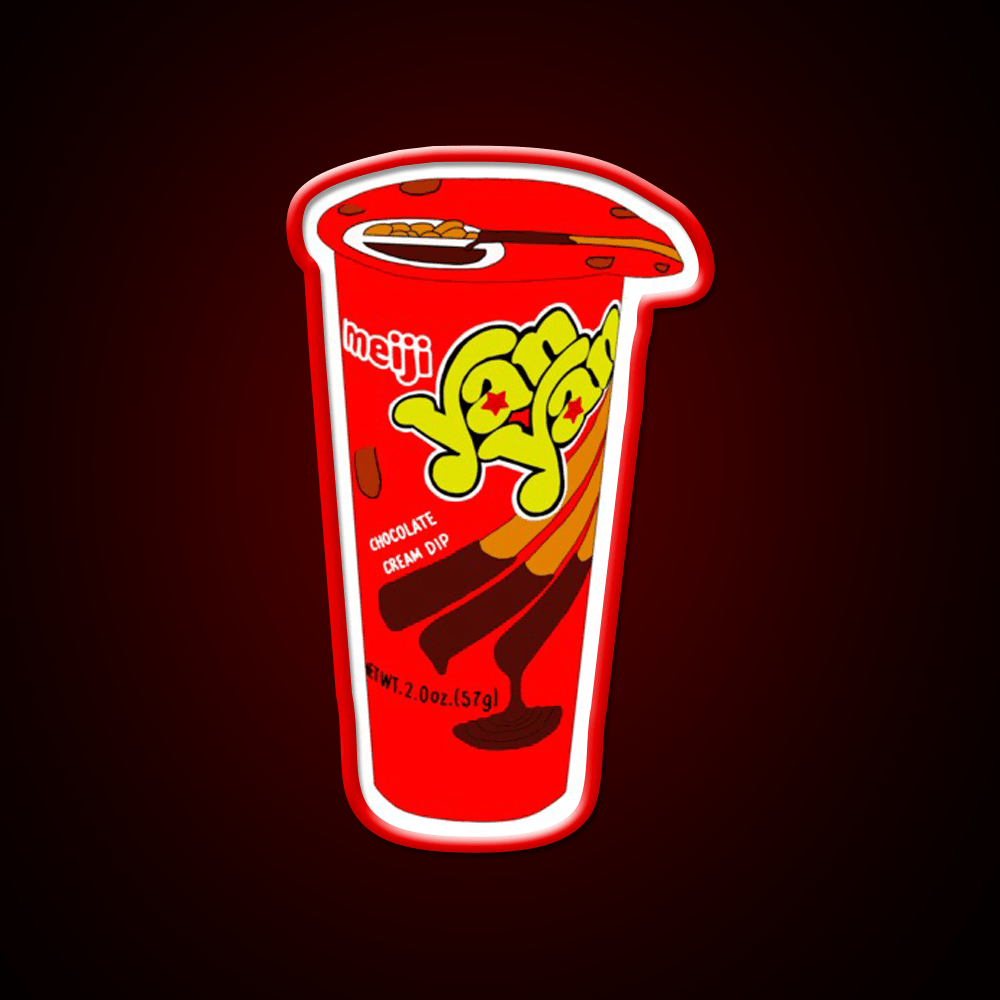 Yan Yan Illustration Snack Food Led Neon Sign Rgb Color - Shineneon