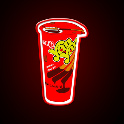 Yan Yan Illustration Snack Food Led Neon Sign Rgb Color - Shineneon