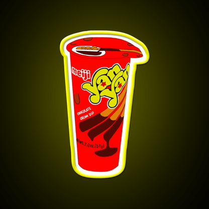Yan Yan Illustration Snack Food Led Neon Sign Rgb Color - Shineneon