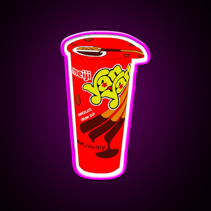 Yan Yan Illustration Snack Food Led Neon Sign Rgb Color - Shineneon
