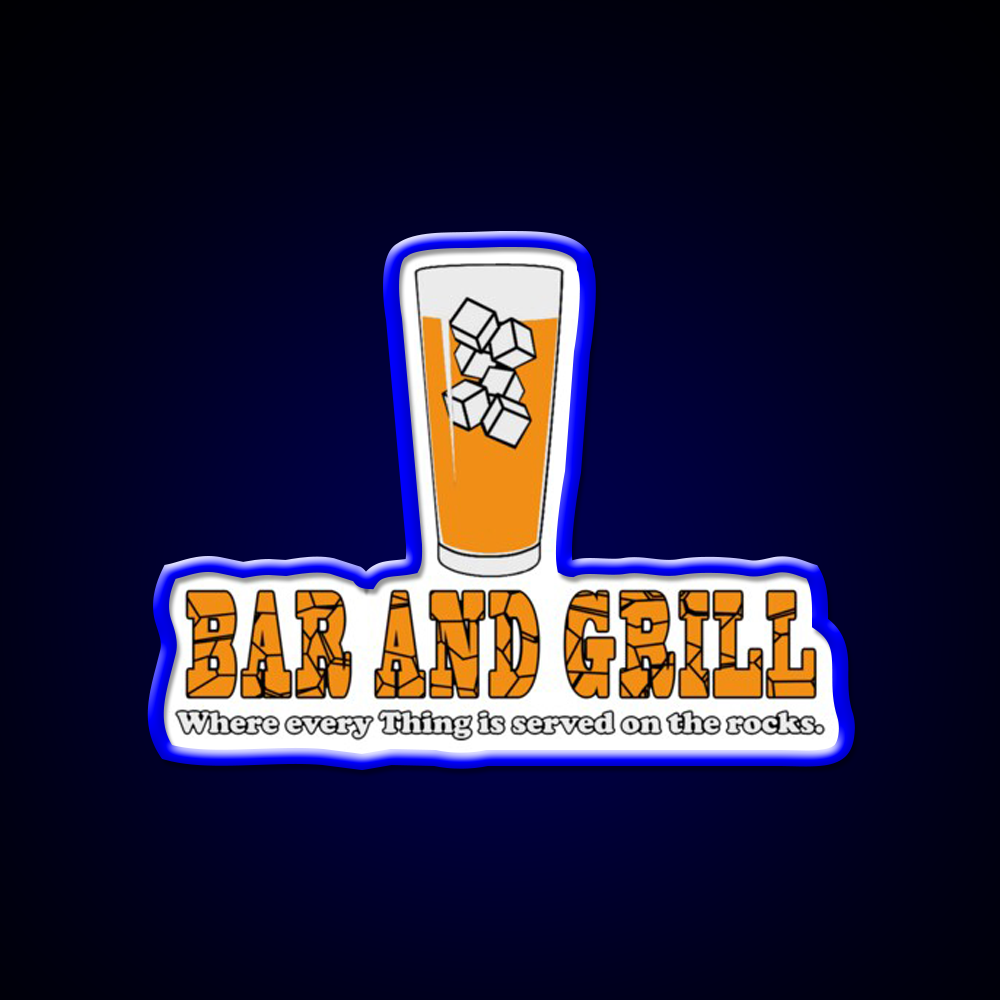 Yancy Street Bar And Grill Man Cave Bar Led Neon Sign Rgb Color