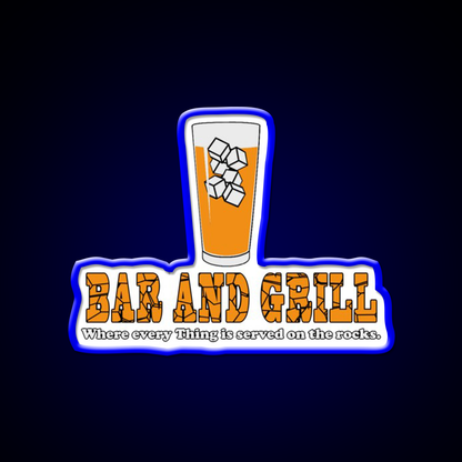 Yancy Street Bar And Grill Man Cave Bar Led Neon Sign Rgb Color