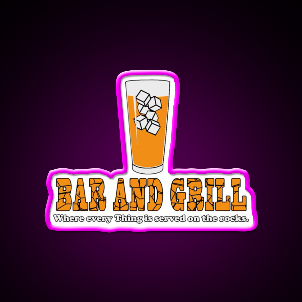 Yancy Street Bar And Grill Man Cave Bar Led Neon Sign Rgb Color