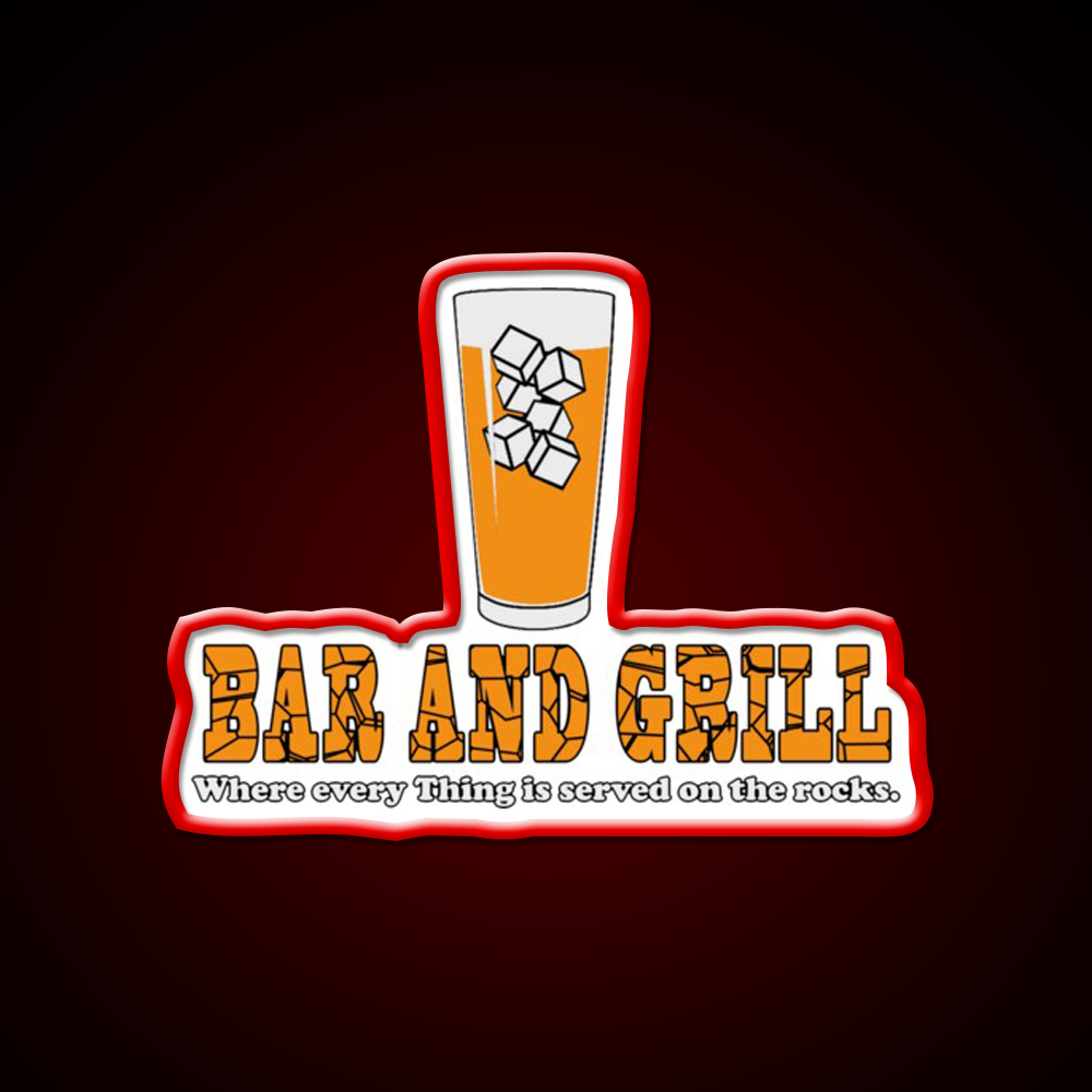 Yancy Street Bar And Grill Man Cave Bar Led Neon Sign Rgb Color