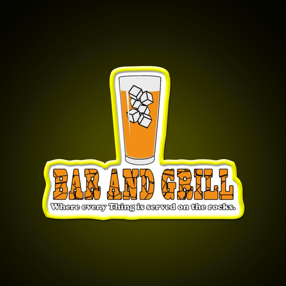 Yancy Street Bar And Grill Man Cave Bar Led Neon Sign Rgb Color