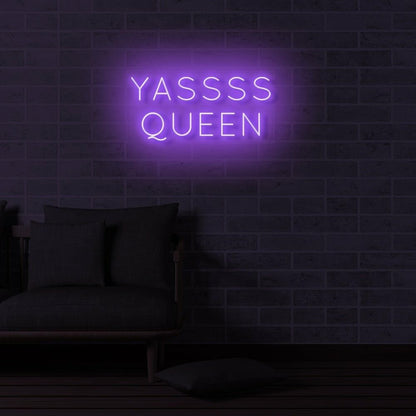 Yassss Queen Led Neon Sign | Shineneon