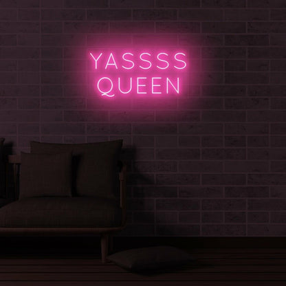 Yassss Queen Led Neon Sign | Shineneon
