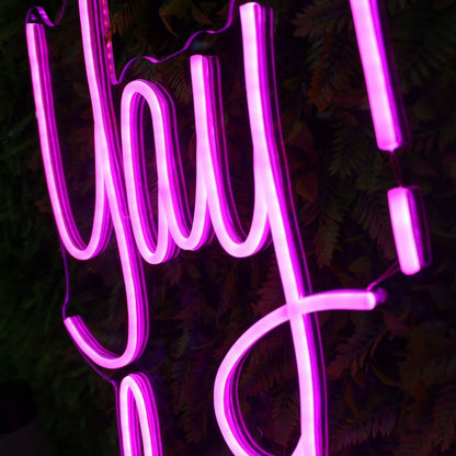 Yay It Is Lash Day Pink Led Neon Sign | Shineneon