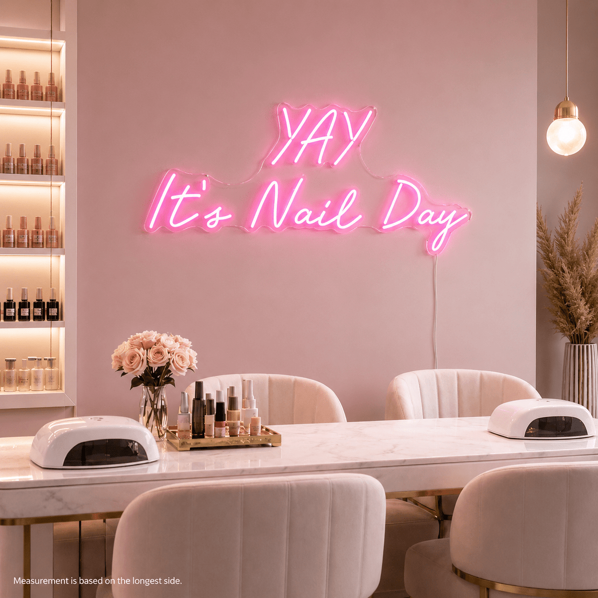Yay It's Nail Day LED Neon Sign - Shineneon