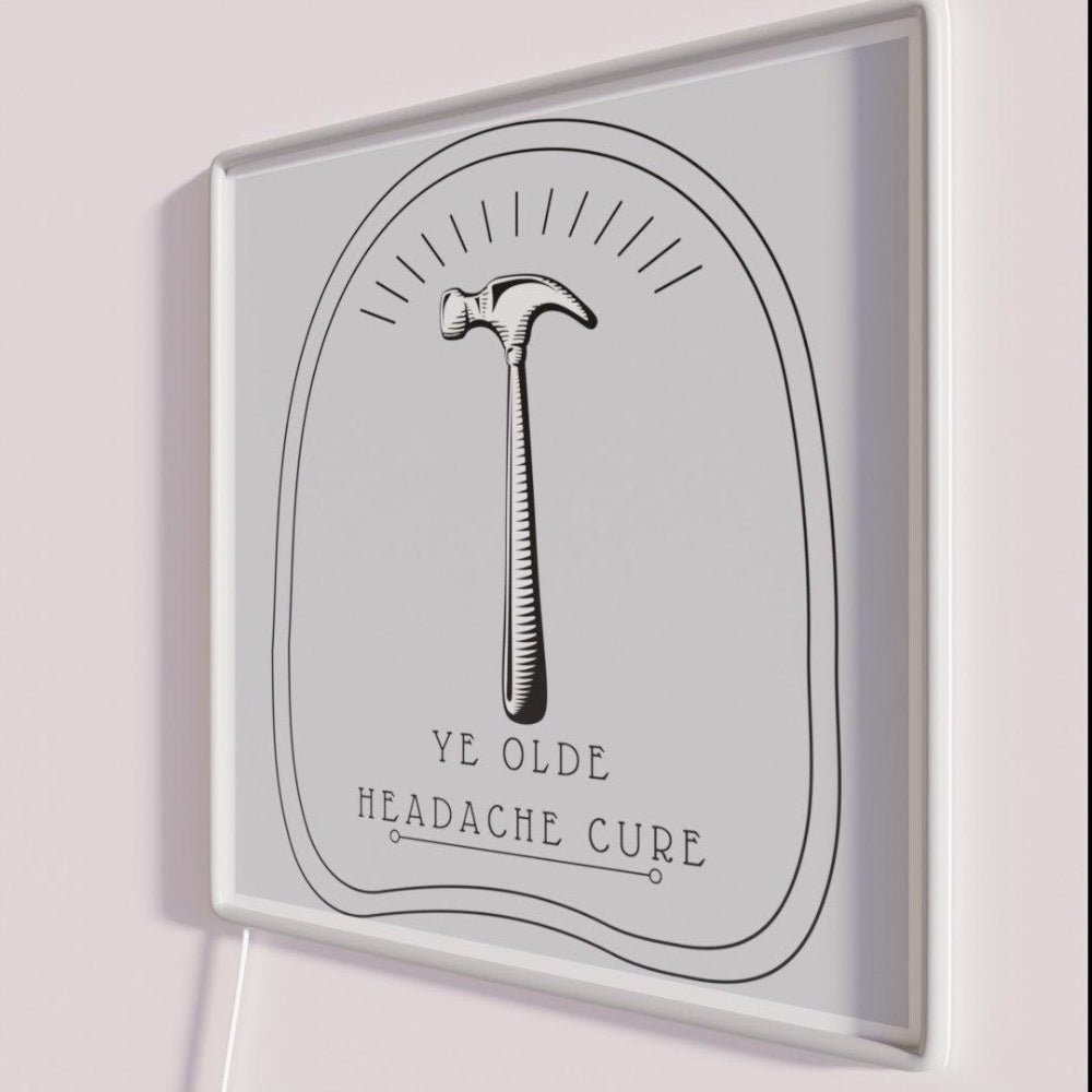 Ye Olde Headache Cure Rgb Led Neon Sign - Shineneon