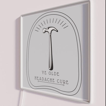 Ye Olde Headache Cure Rgb Led Neon Sign - Shineneon