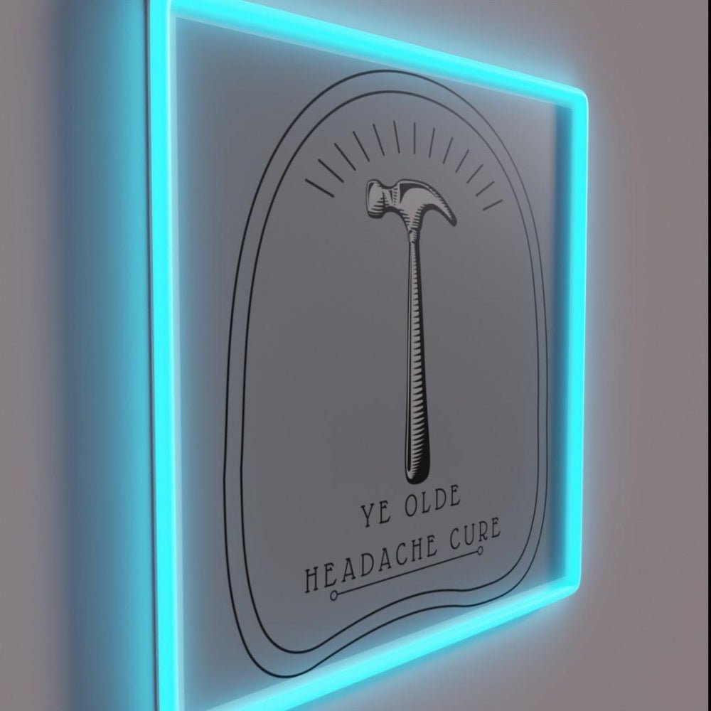 Ye Olde Headache Cure Rgb Led Neon Sign - Shineneon