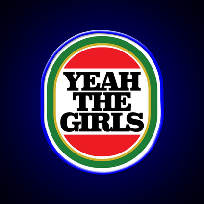 Yeah The Girls Beer Bar Decor Led Neon Sign Rgb Color - LED neon sign view 5