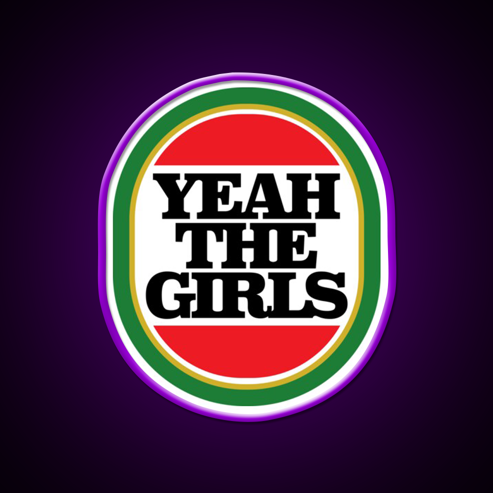Yeah The Girls Beer Bar Decor Led Neon Sign Rgb Color - LED neon sign view 9